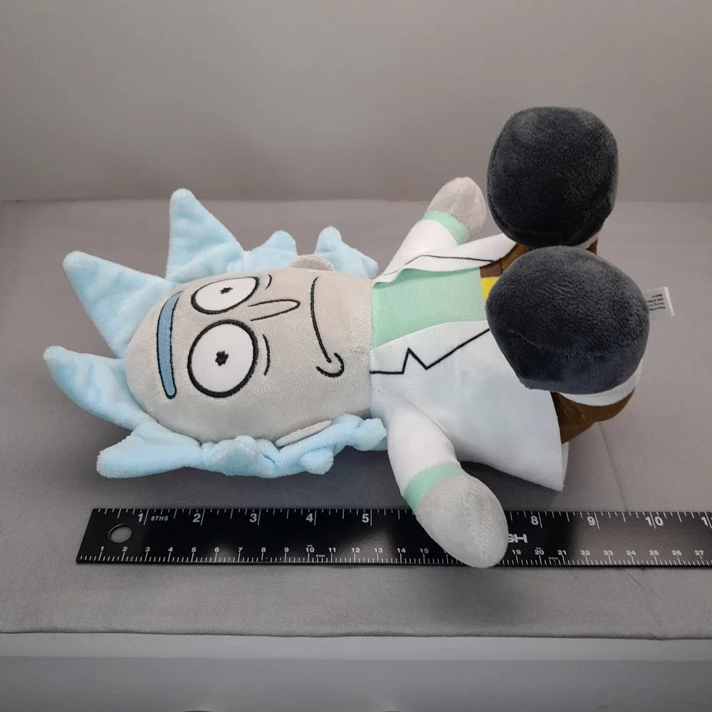 Rick and Morty Rick Sanchez 10 Inch Plush Stuffed Figure Adult Swim Collectible